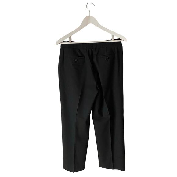 J. Crew Super 120's Black Wool Pants Size 4 - Picture 2 of 5